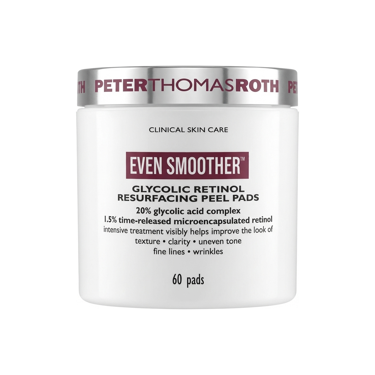 Peter Thomas Roth Even Smoother Glycolic Retinol Resurfacing Peel Pads